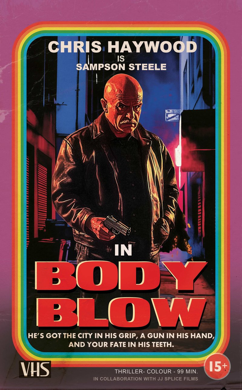 Chris Haywood is Sampson Steele — Body Blow collector card